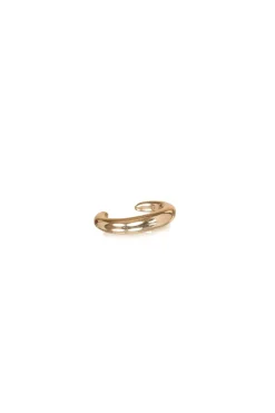 Stainless Steel Gold Plated Earcuff Enfold | Gold... | Bandhu | Little Soho
