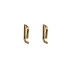 Stainless Steel Gold Plated Earrings Linked | Gold... | Bandhu | Little Soho