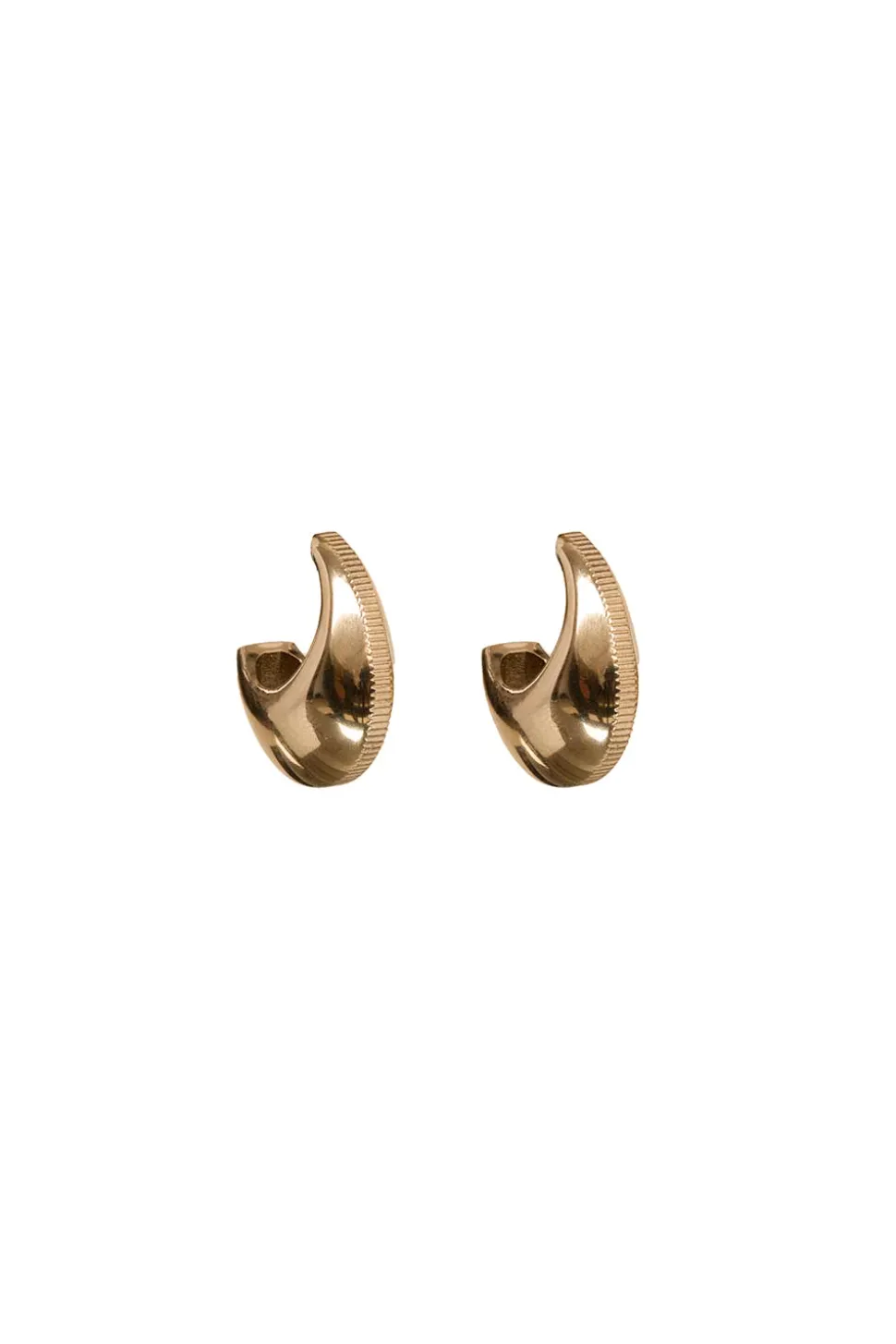 Stainless Steel Gold Plated Earrings Ribble | Gold... | Bandhu | Little Soho