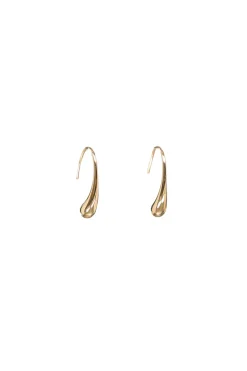 Stainless Steel Gold Plated Earrings Melt | Gold... | Bandhu | Little Soho