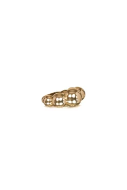 Stainless Steel Gold Plated Ring Dot | Gold... | Bandhu | Little Soho