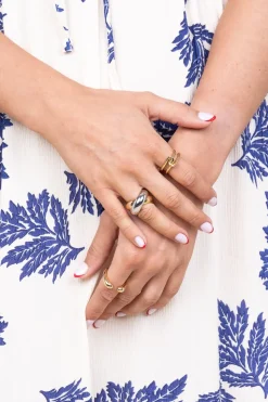 Stainless Steel Gold Plated Ring Wire | Gold... | Bandhu | Little Soho
