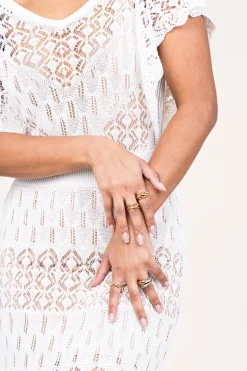 Stainless Steel Gold Plated Ring Melt | Gold... | Bandhu | Little Soho