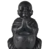 Stone Buddha Candle Holder Ray | Black... | Little Soho Living | Little Soho