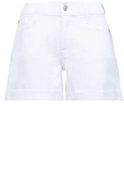 Stretch Denim Short Roll | White... | 7 For All Mankind | Little Soho