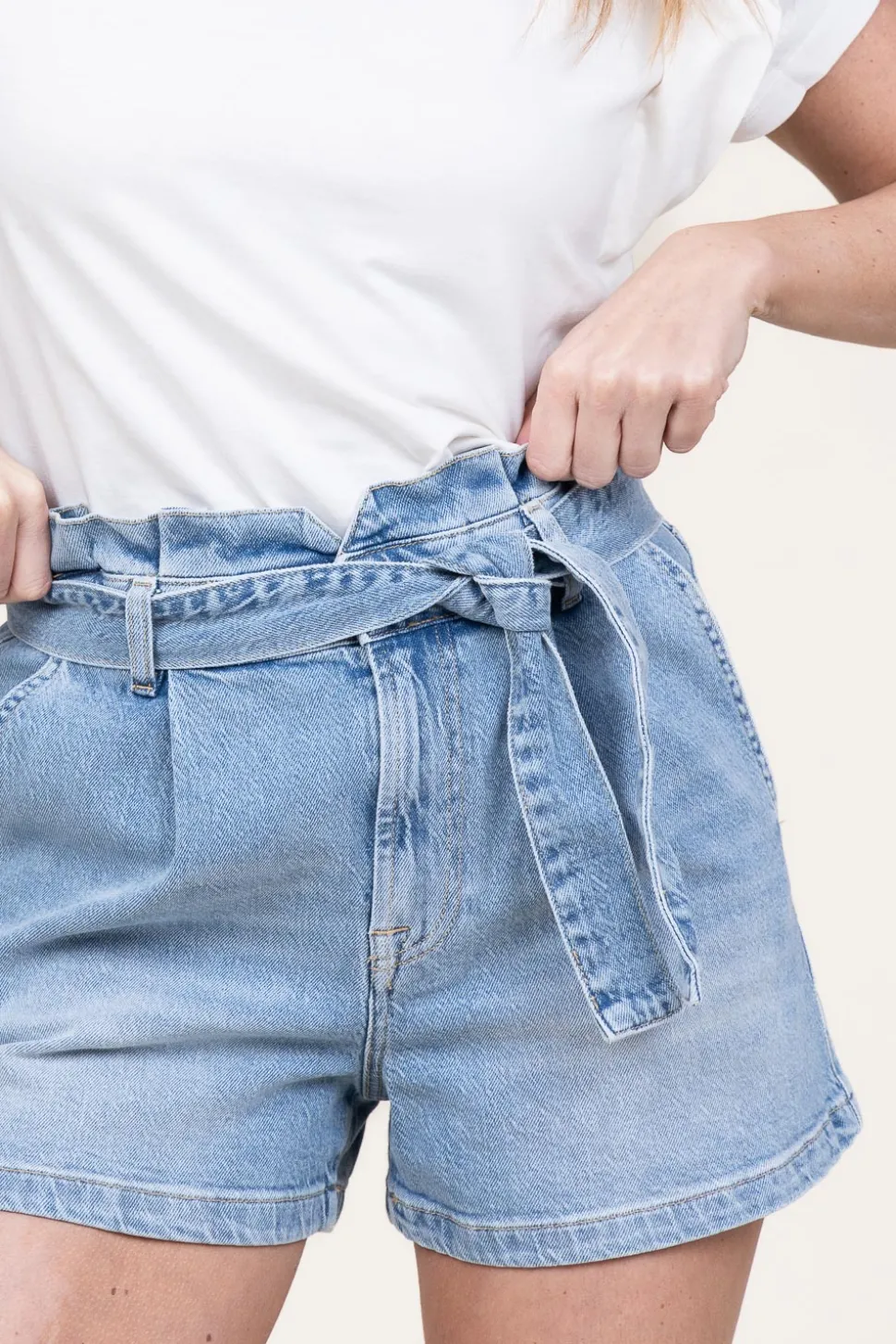 Stretch Denim Short Slater | Blue... | Dante 6 | Little Soho