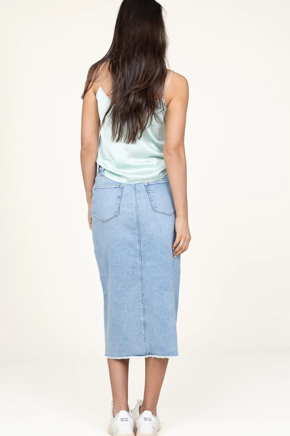 Stretch Denim Skirt Pasque | Blue... | Dante 6 | Little Soho