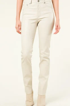Stretch Leather Pants Amary | Natural... | Studio Ar | Little Soho