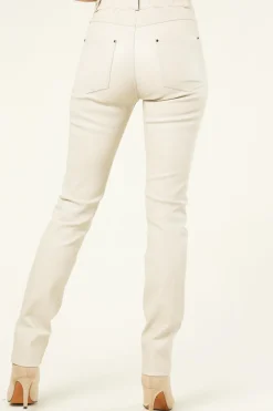 Stretch Leather Pants Amary | Natural... | Studio Ar | Little Soho