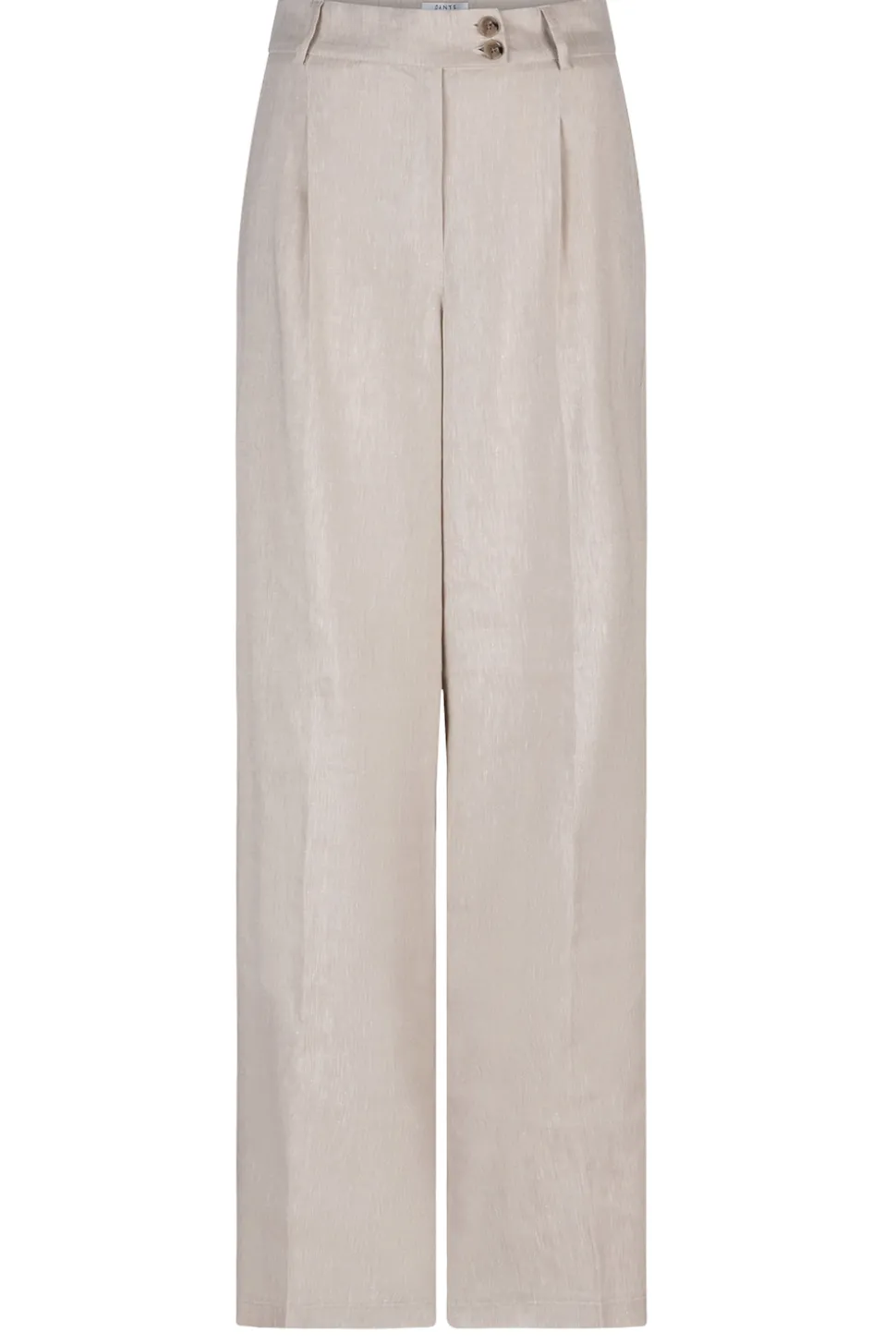 Stretch Linen Mix Trousers Zach | Natural... | Dante 6 | Little Soho