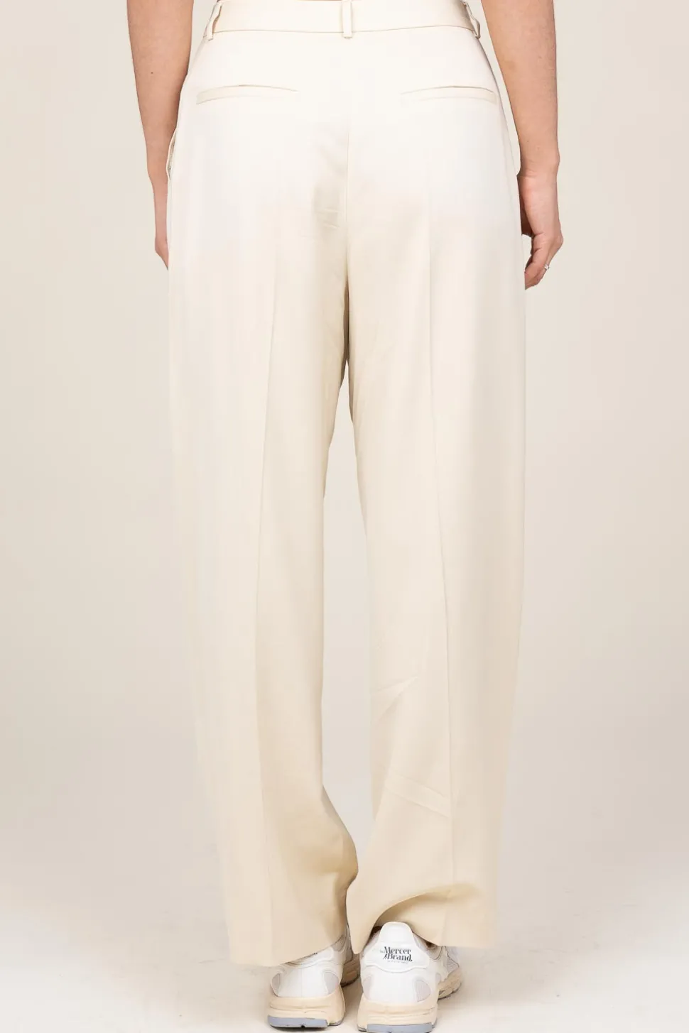 Stretch Trousers Gona | Natural... | Ba&Sh | Little Soho
