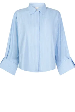 Striped Blouse Elda | Blue... | Aaiko | Little Soho