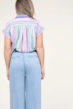 Striped Blouse Guiseppa | Multi... | Stella Forest | Little Soho