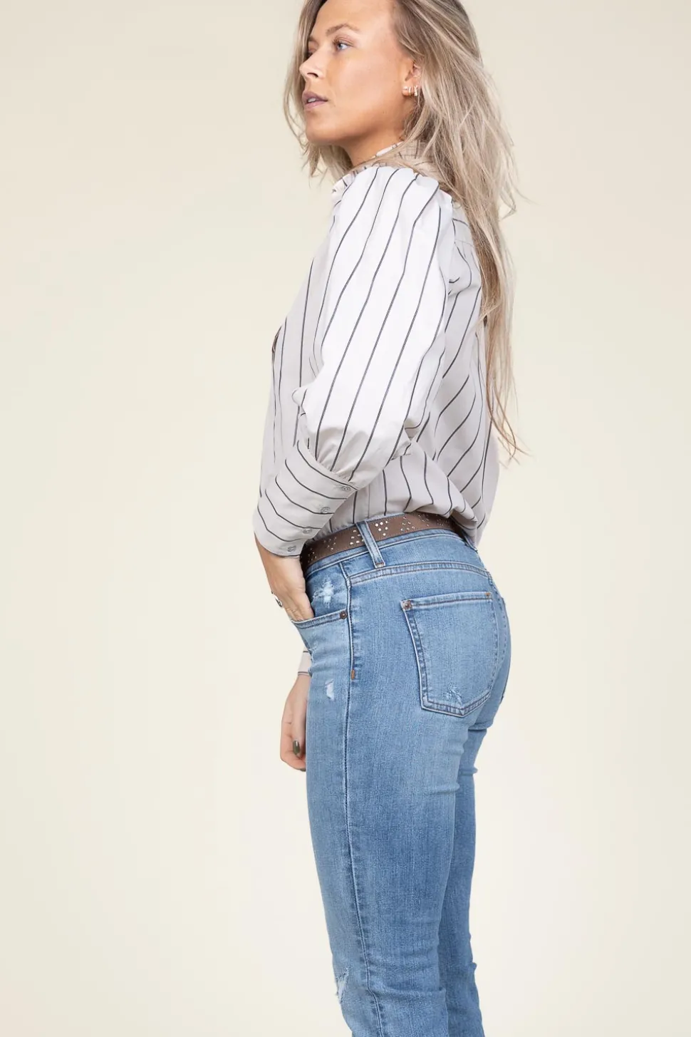 Striped Blouse Ivana | Natural... | Co'Couture | Little Soho