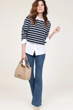 Striped Sweater Classic | Blue... | Co'Couture | Little Soho