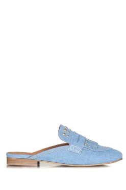 Studded Slip-On Loafers Camille | Blue... | Toral | Little Soho
