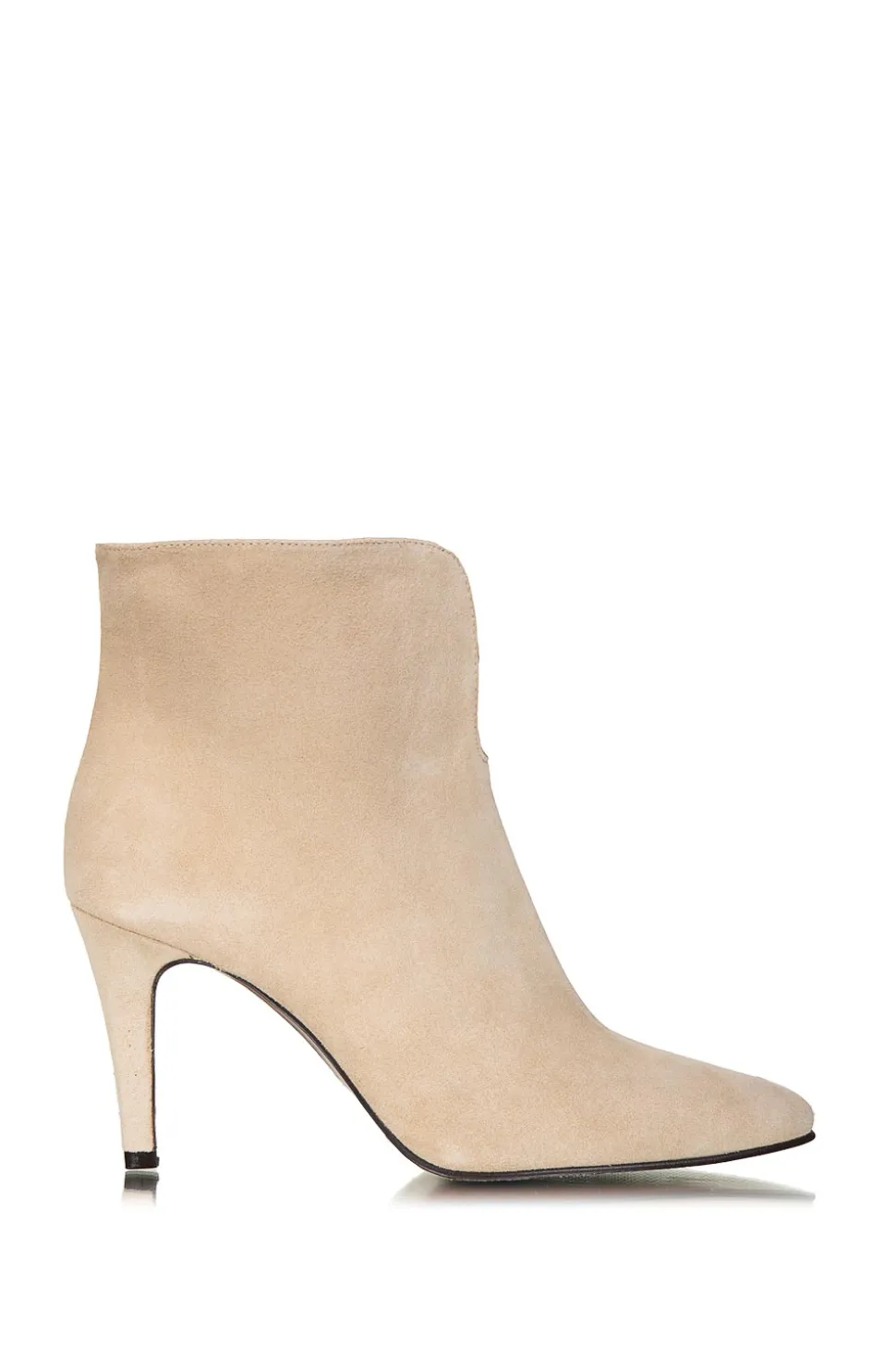 Suede Ankle Boots Joyce | Natural... | Toral | Little Soho