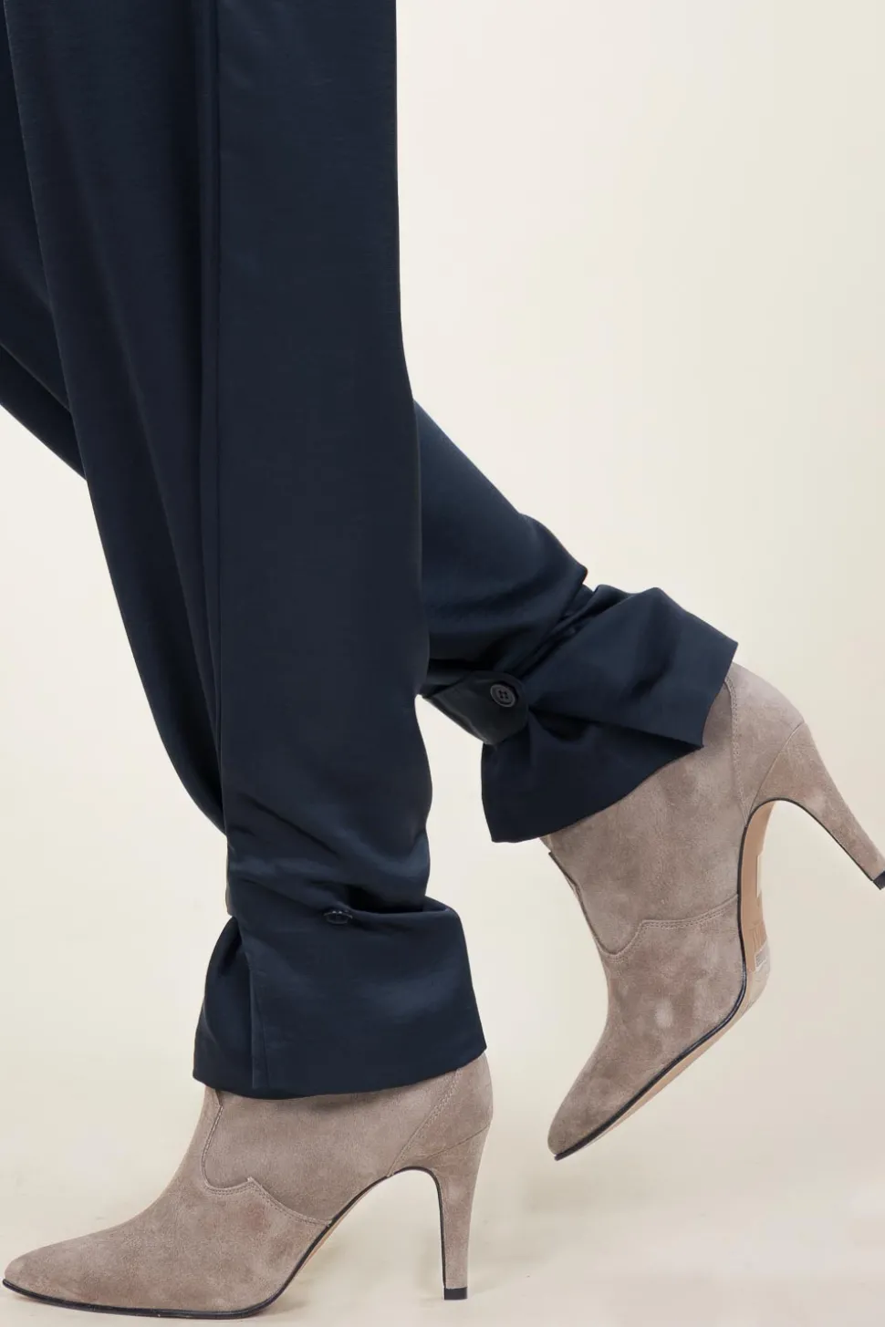 Suede Ankle Boots Soraya | Beige... | Toral | Little Soho