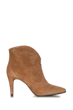Suede Ankle Boots Soraya | Camel... | Toral | Little Soho