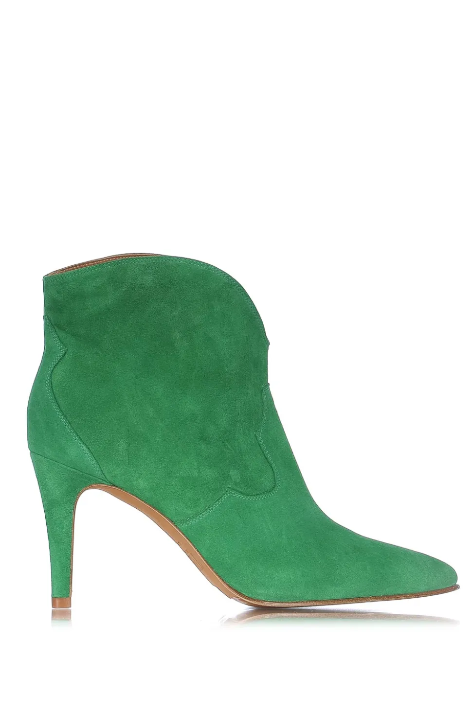 Suede Ankle Boots Soraya | Green... | Toral | Little Soho