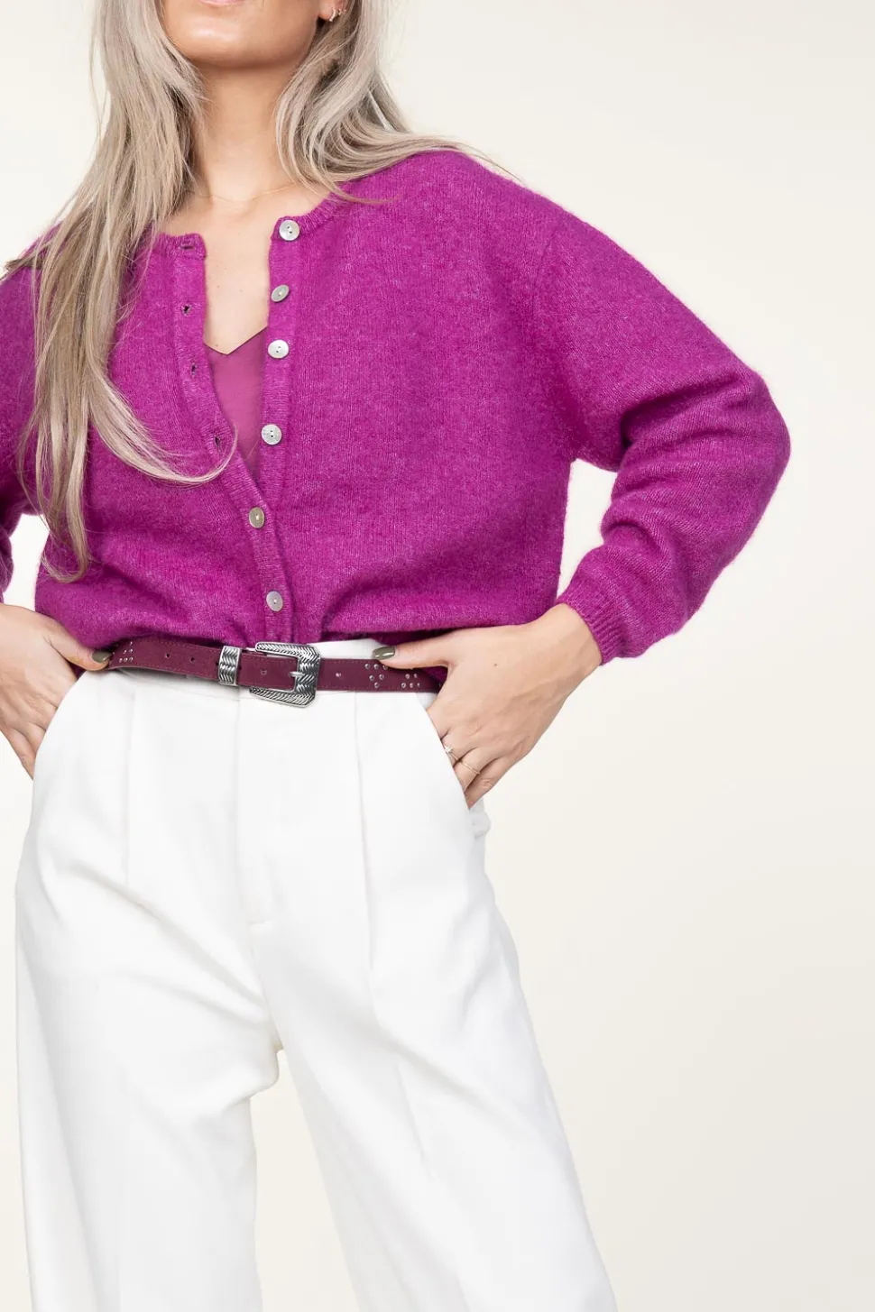 Suede Belt Brunelle | Pink... | Dante 6 | Little Soho