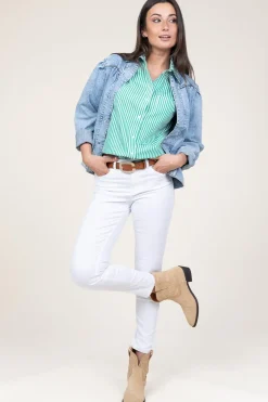 Suede Cowboy Boots Puja | Beige... | Toral | Little Soho