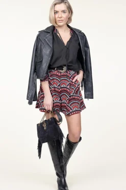 Suede Fringe Bag Cleo Small | Black... | Vanessa Bruno | Little Soho