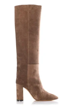 Suede Knee Boots Sofia | Brown... | Toral | Little Soho