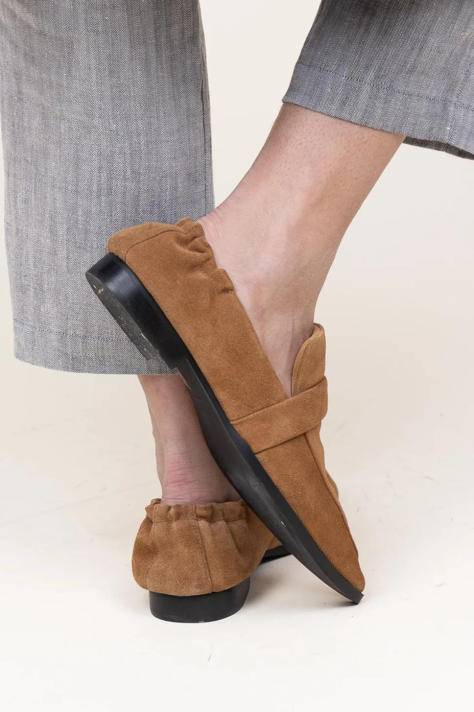 Suede Loafers Demi | Camel... | Ivylee Copenhagen | Little Soho
