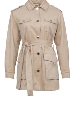 Suede Safari Jacket Tonnara | Camel... | Liu Jo | Little Soho