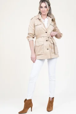 Suede Safari Jacket Tonnara | Camel... | Liu Jo | Little Soho