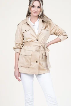 Suede Safari Jacket Tonnara | Camel... | Liu Jo | Little Soho