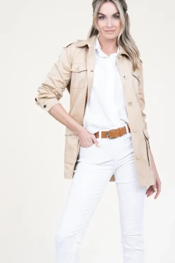 Suede Safari Jacket Tonnara | Camel... | Liu Jo | Little Soho