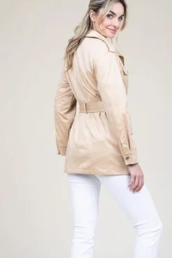 Suede Safari Jacket Tonnara | Camel... | Liu Jo | Little Soho