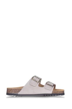 Suede Sandals Josephine | Beige... | Scholl | Little Soho