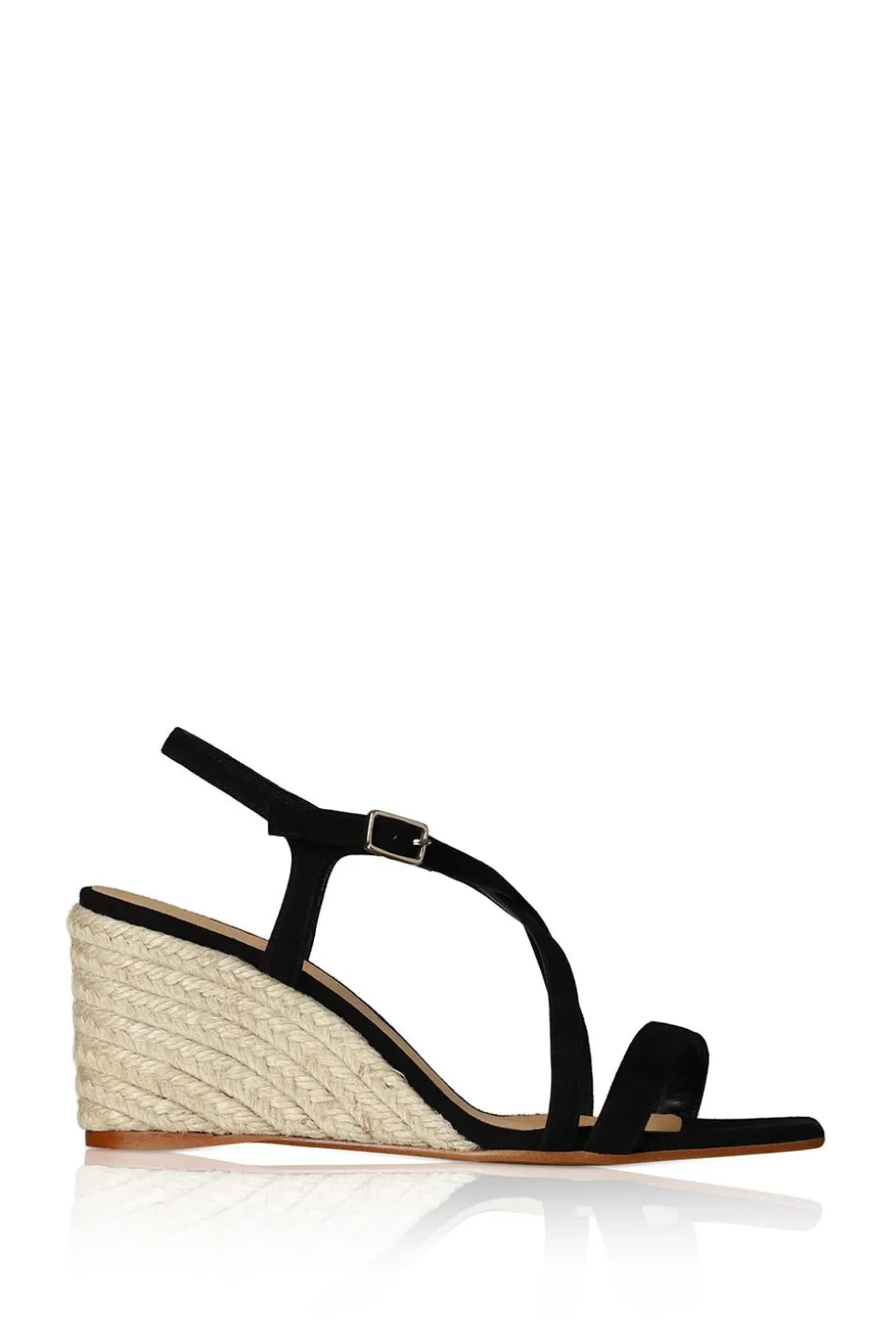 Suede Wedge Fernanda | Black... | Castaner | Little Soho