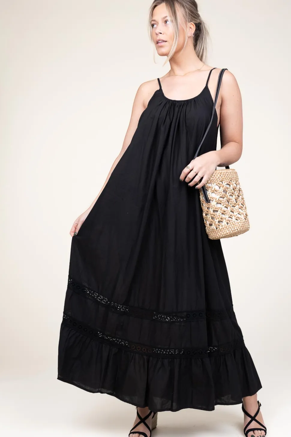 Suede Wedge Fernanda | Black... | Castaner | Little Soho