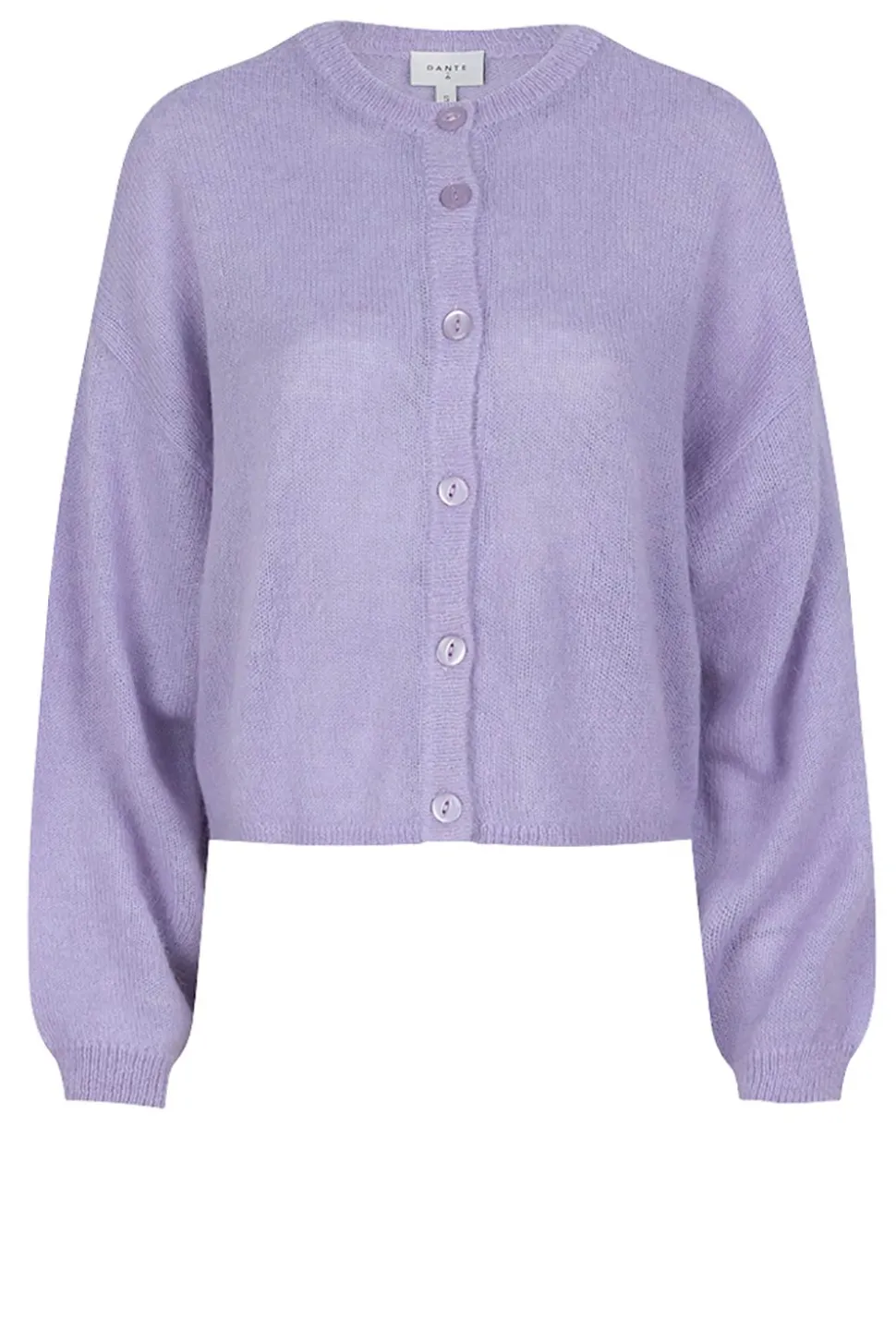 Super Soft Alpaca Cardigan Lando | Purple... | Dante 6 | Little Soho