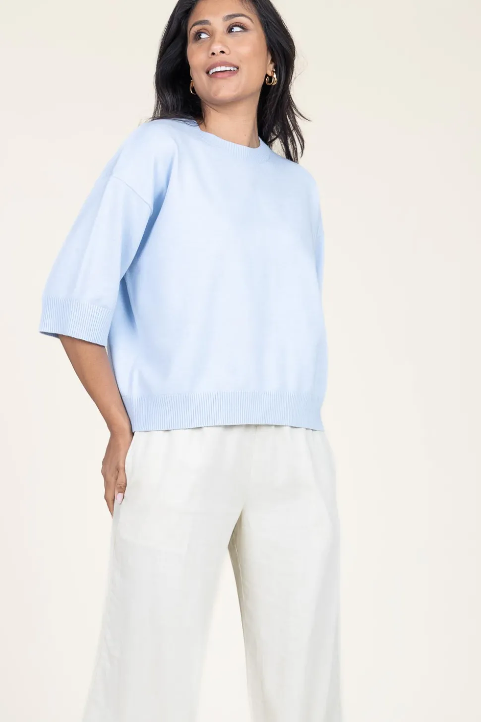 Super Soft Sweater Isidre | Blue... | Studio Ar | Little Soho