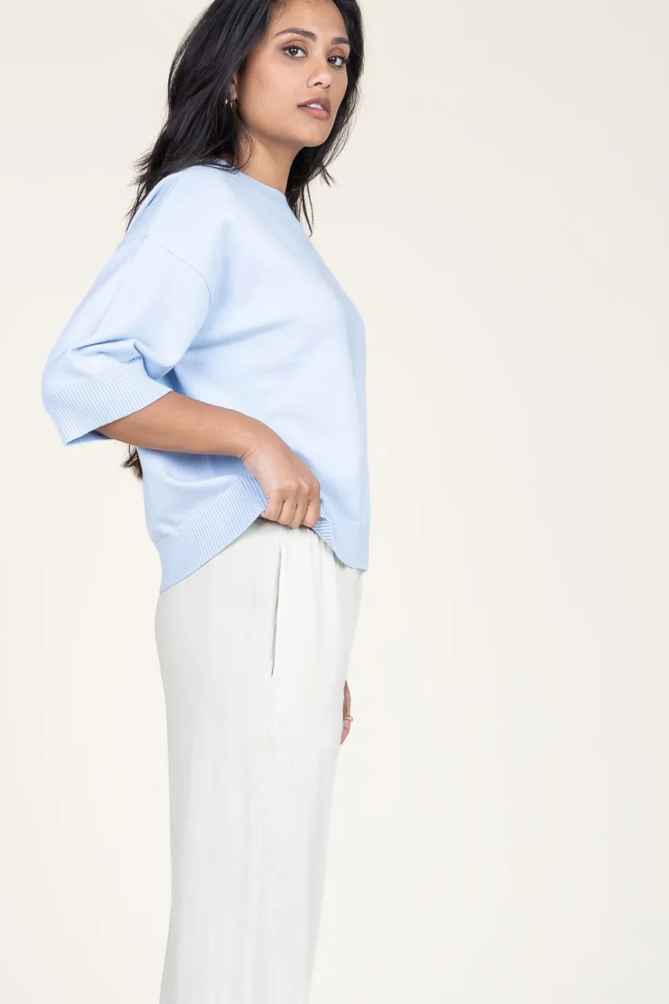 Super Soft Sweater Isidre | Blue... | Studio Ar | Little Soho