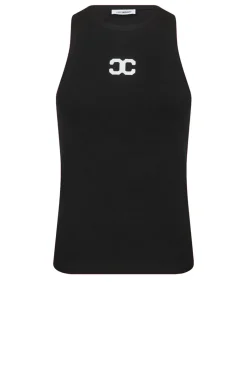 Tanktop With Logo Sahara | Black... | Co'Couture | Little Soho