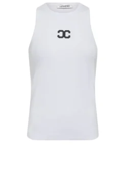 Tanktop With Logo Sahara | White... | Co'Couture | Little Soho