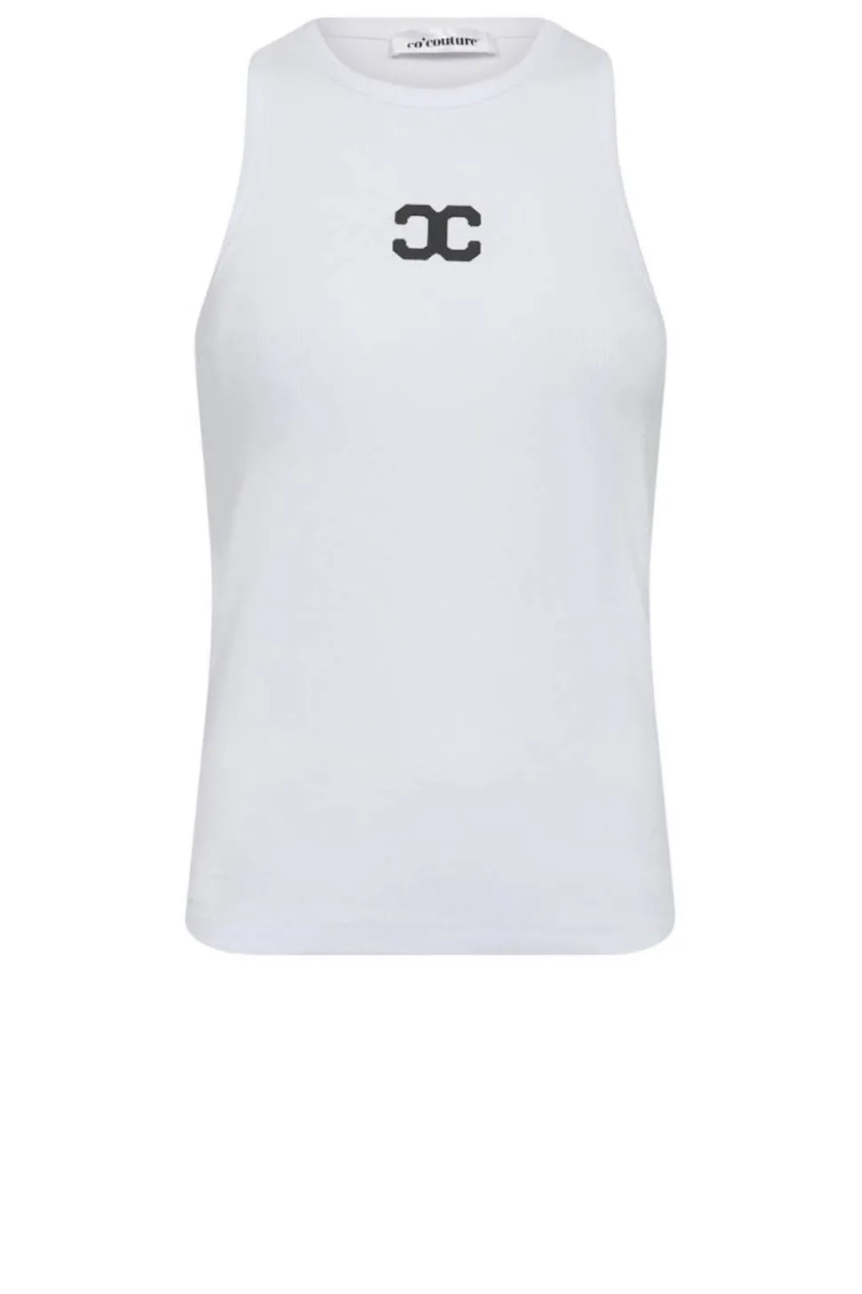 Tanktop With Logo Sahara | White... | Co'Couture | Little Soho