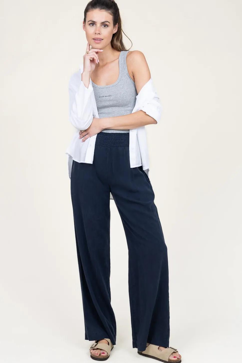 Tencel Blouse Kyra | White... | Bella Dahl | Little Soho