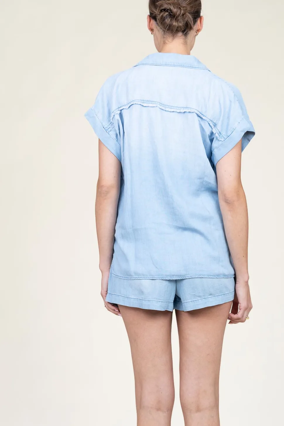 Tencel Blouse Lilly | Blue... | Bella Dahl | Little Soho