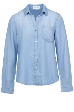 Tencel Blouse Tara | Blue... | Bella Dahl | Little Soho