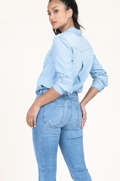 Tencel Blouse Tara | Blue... | Bella Dahl | Little Soho