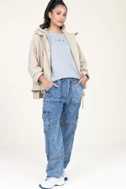 Tencel Denim Cargo Jeans Benson | Blue... | Co'Couture | Little Soho