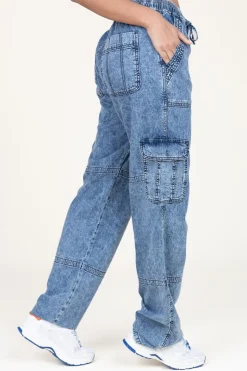 Tencel Denim Cargo Jeans Benson | Blue... | Co'Couture | Little Soho