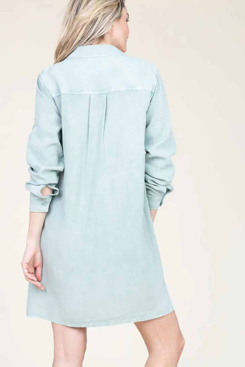 Tencel Dress Lisa | Green... | Bella Dahl | Little Soho